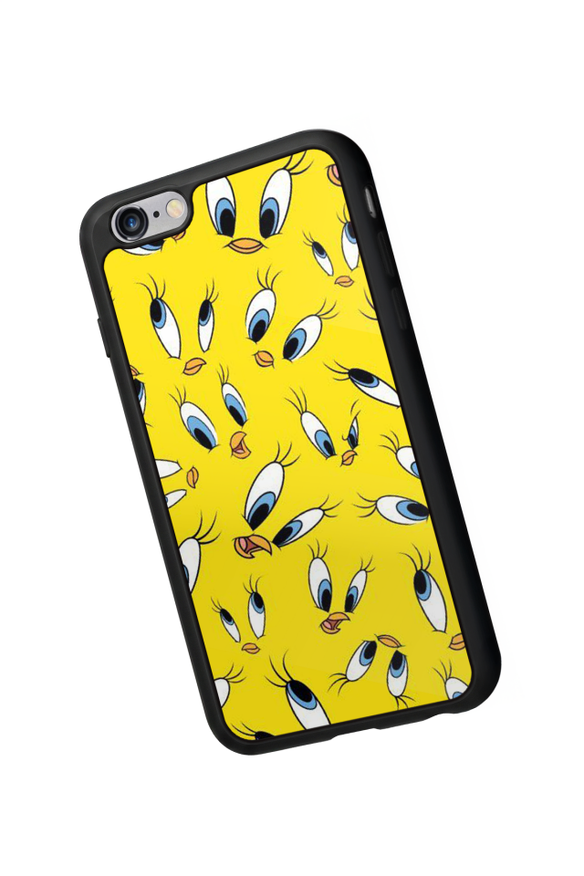 iPhone 6 Plus Uyumlu Tweety Tasarımlı Glossy Premium Kılıf