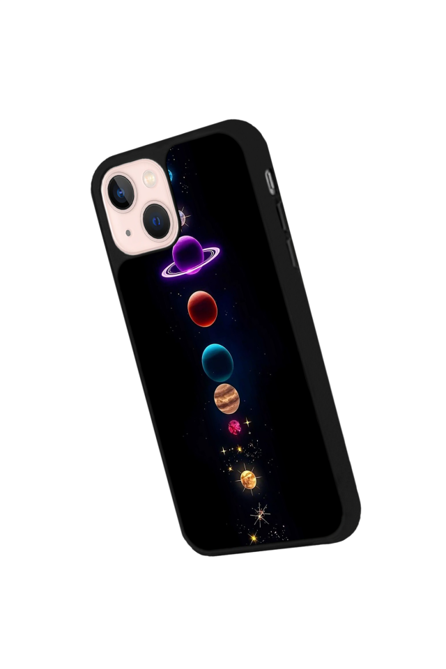 iPhone 15 Plus Uyumlu Uzay Tasarımlı Glossy Premium Kılıf