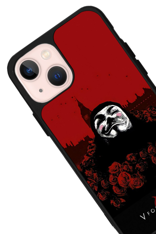 iPhone 14 Plus Uyumlu Vendetta Tasarımlı Glossy Premium Kılıf