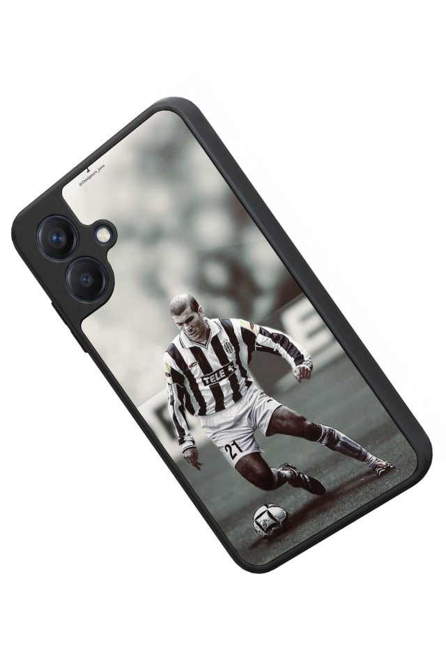 Samsung Galaxy A07 Uyumlu Zidane Tasarımlı Glossy Premium Kılıf