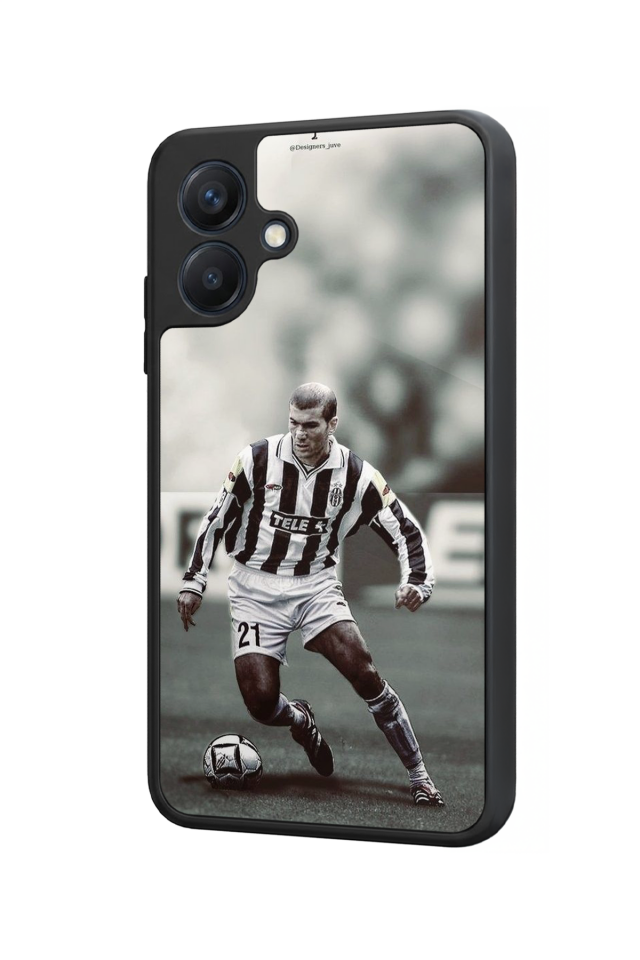 Samsung Galaxy A07 Uyumlu Zidane Tasarımlı Glossy Premium Kılıf
