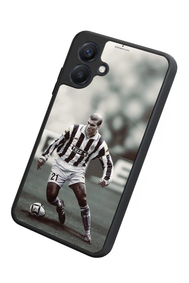 Samsung Galaxy A07 Uyumlu Zidane Tasarımlı Glossy Premium Kılıf