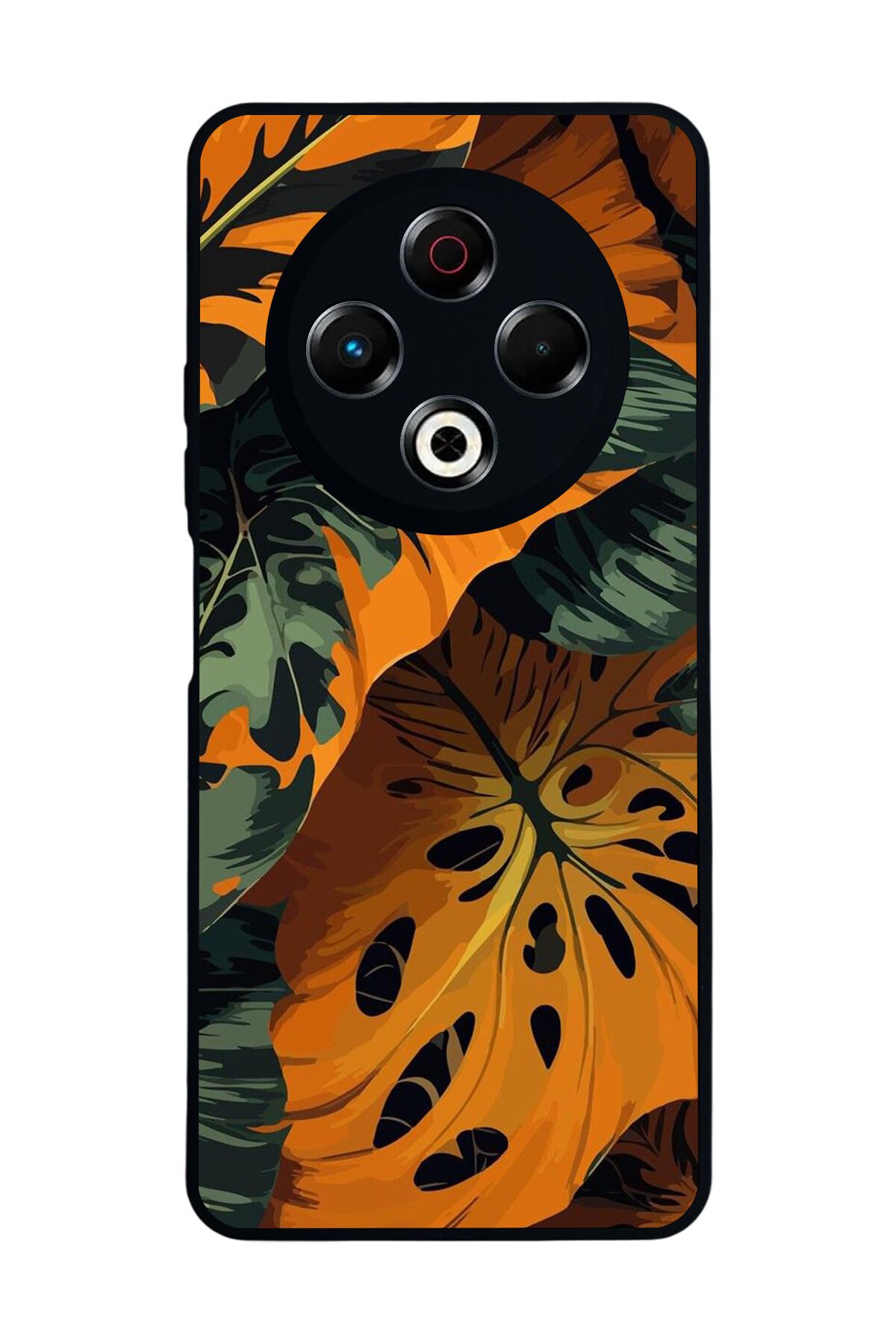 Tecno Spark 30 Uyumlu Botanik Tasarımlı Glossy Premium Kılıf