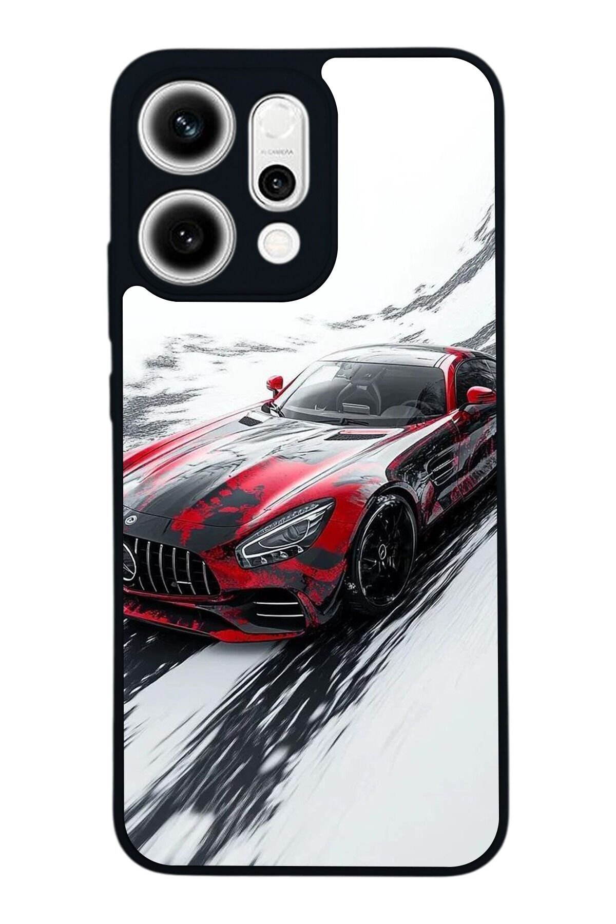 Oppo Reno 14 Uyumlu Mercedes Tasarımlı Glossy Premium Kılıf