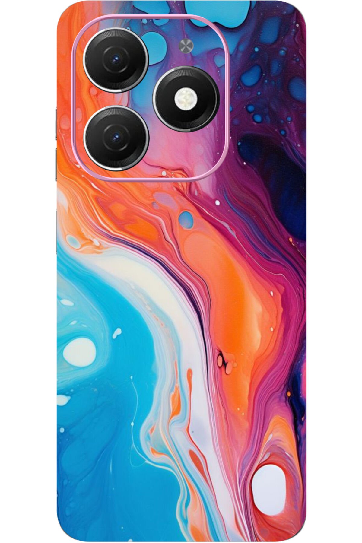 Realme C63 Kamera Korumalı HD Tam Kaplama Baskılı Kılıf