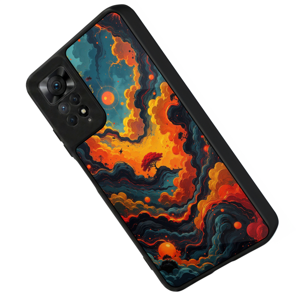 Xiaomi Redmi Note 12 Pro Uyumlu Abstract Tasarımlı Glossy Premium Kılıf