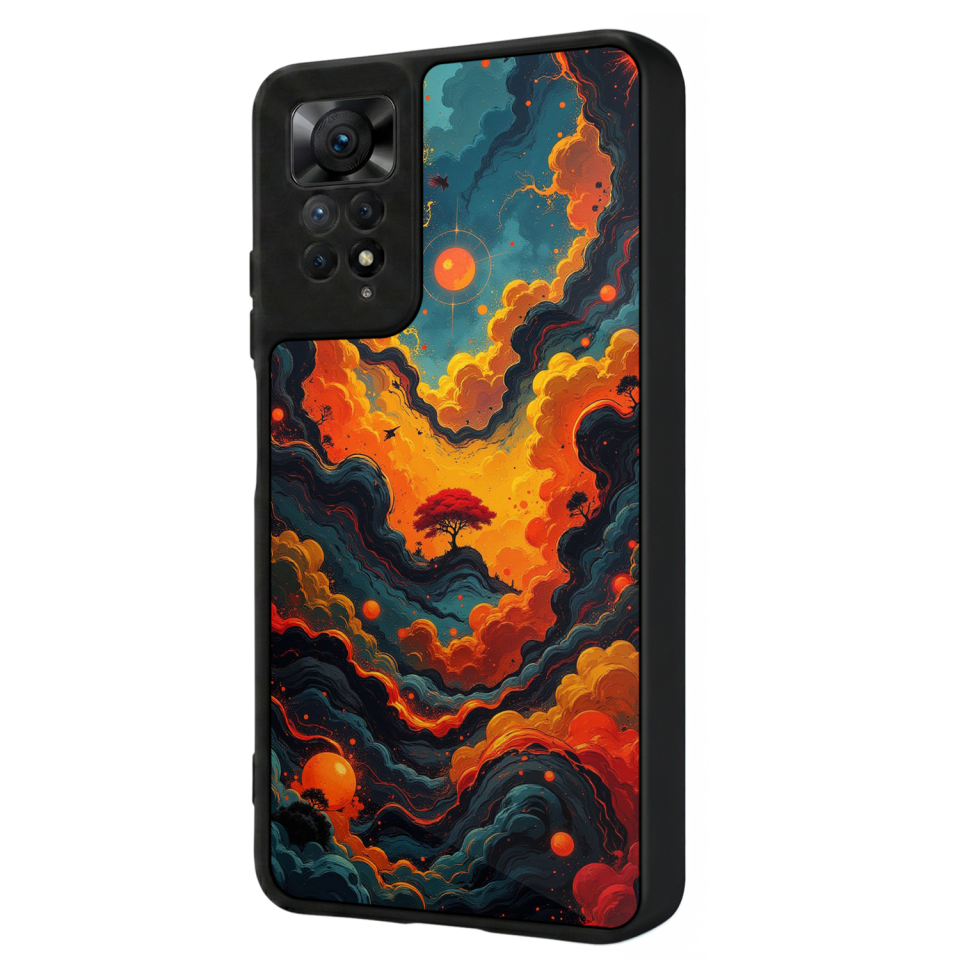 Xiaomi Redmi Note 12 Pro Uyumlu Abstract Tasarımlı Glossy Premium Kılıf
