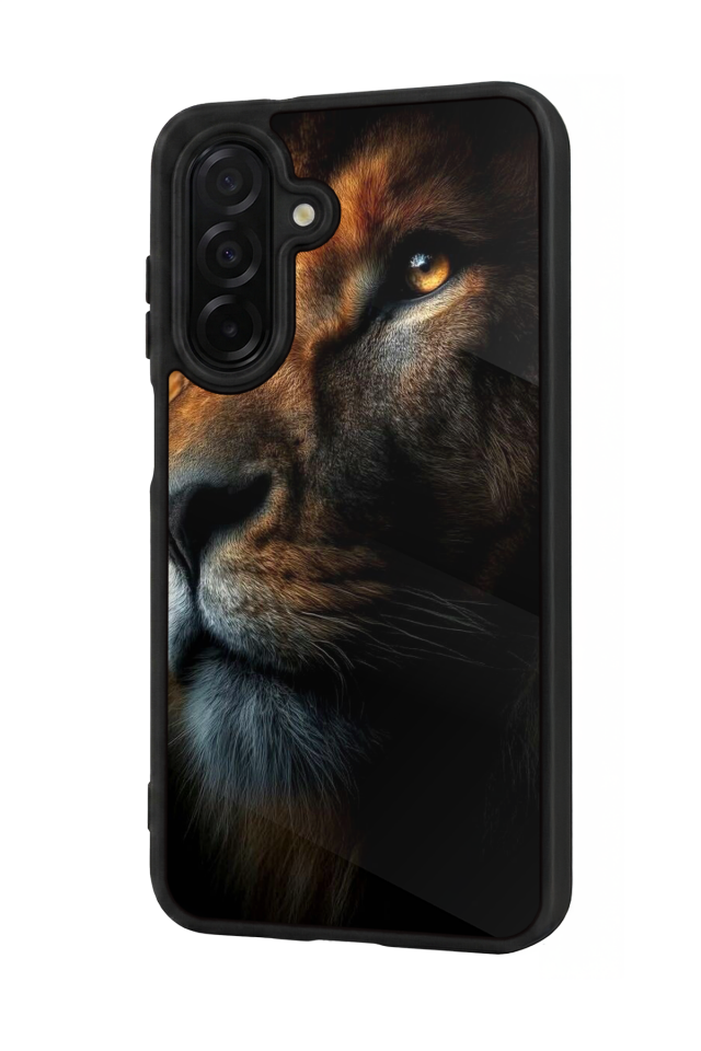 Samsung Galaxy A56 Uyumlu Aslan Tasarımlı Glossy Premium Kılıf