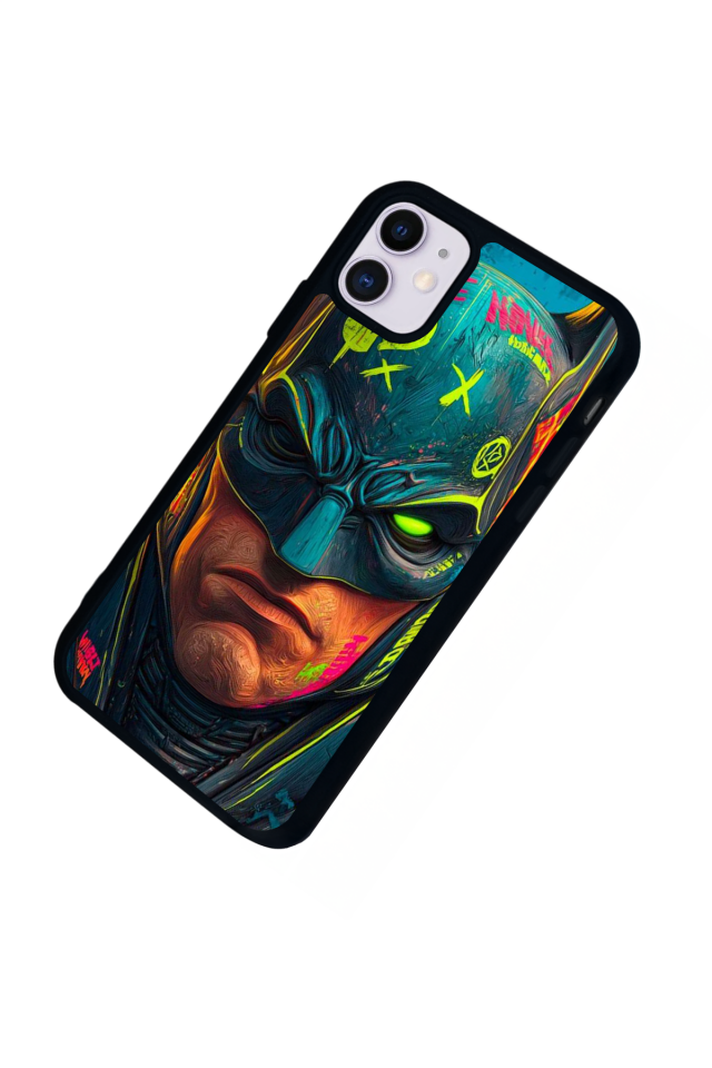 iPhone 11 Uyumlu Batman Tasarımlı Glossy Premium Kılıf