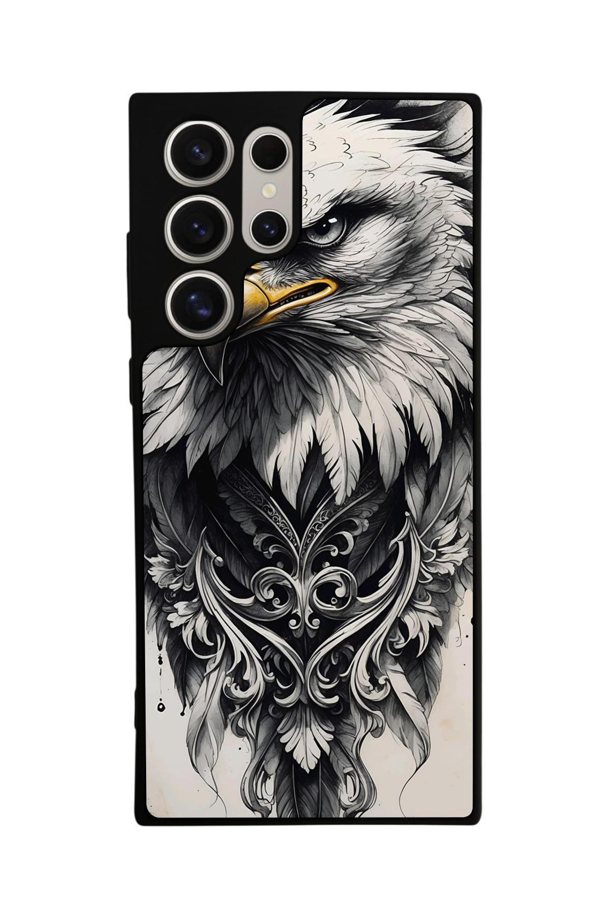 Samsung Galaxy S24 Ultra Uyumlu Besiktas Tasarımlı Glossy Premium Kılıf