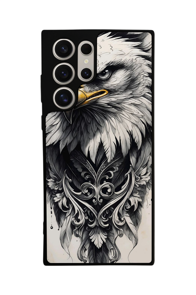 Samsung Galaxy S24 Ultra Uyumlu Besiktas Tasarımlı Glossy Premium Kılıf