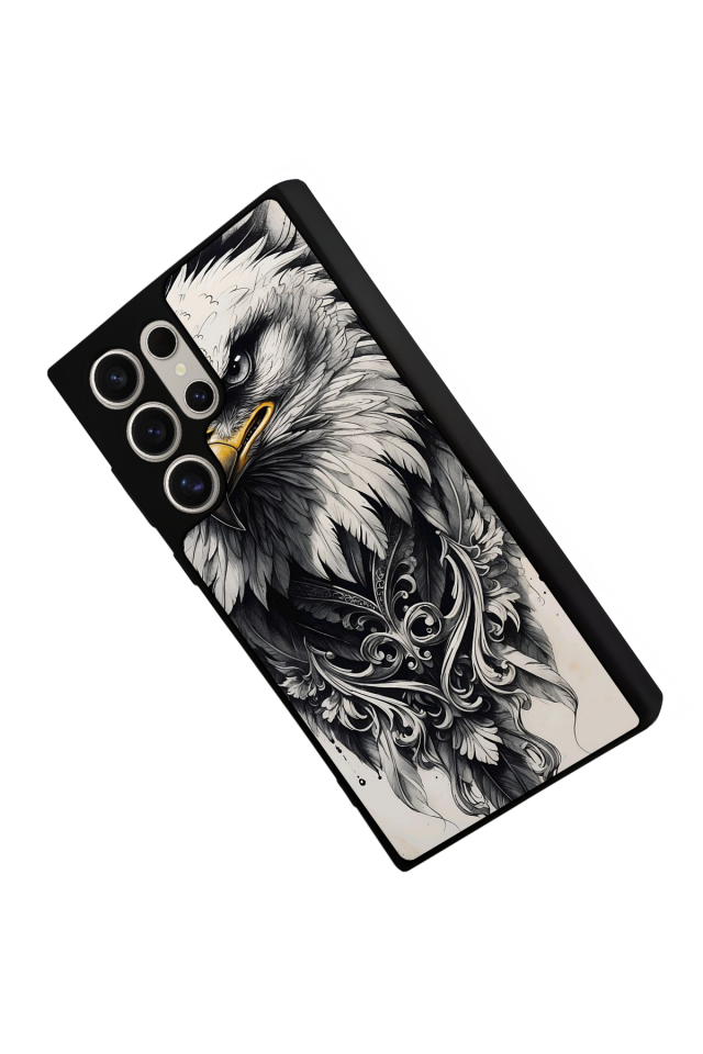 Samsung Galaxy S24 Ultra Uyumlu Besiktas Tasarımlı Glossy Premium Kılıf