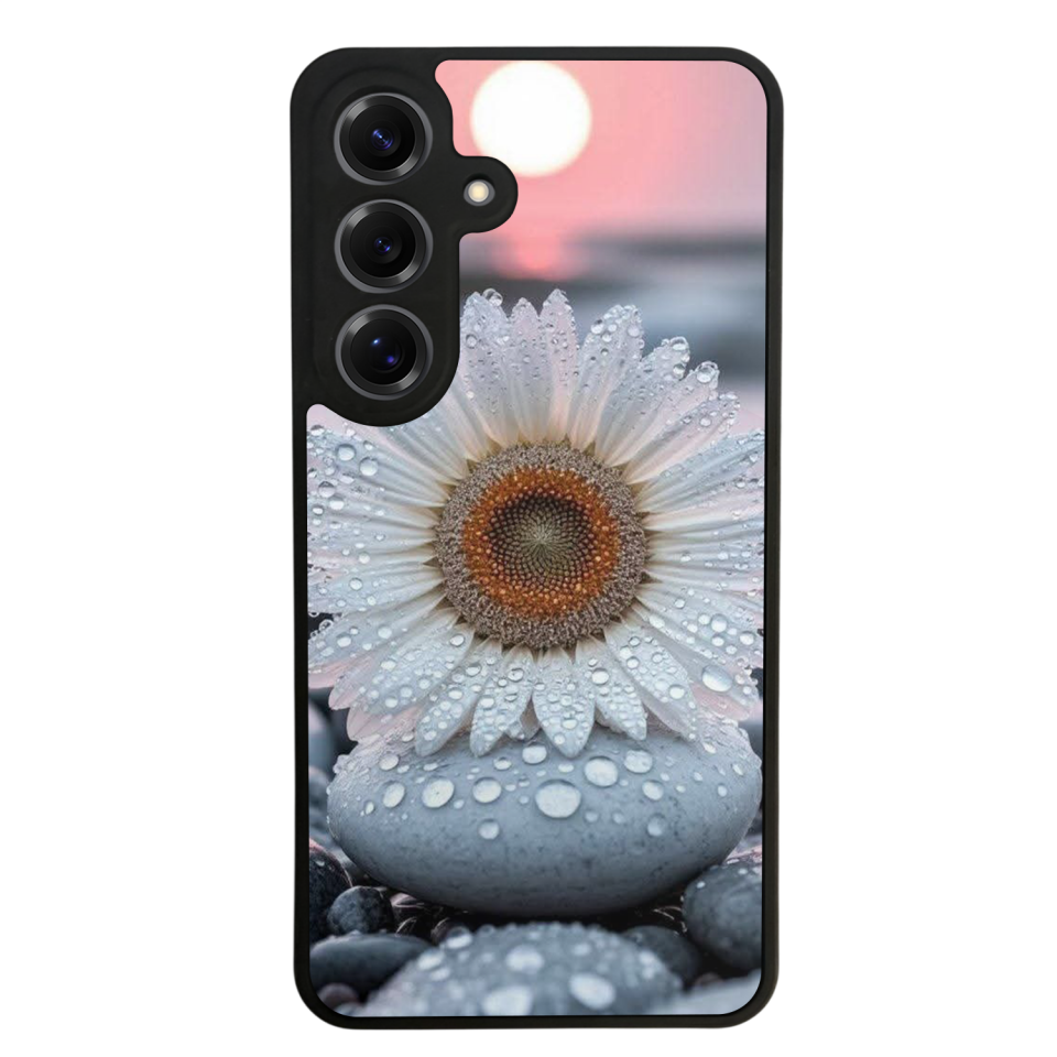 Samsung Galaxy S25 Uyumlu Cicek Tasarımlı Glossy Premium Kılıf
