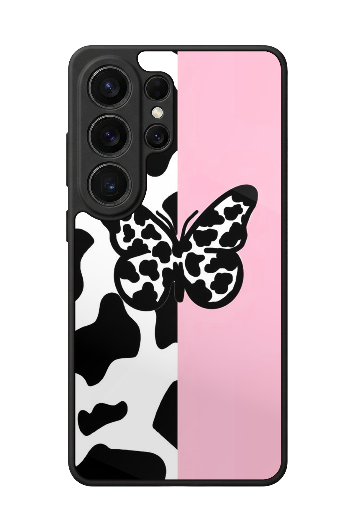 Samsung Galaxy S26 Ultra Uyumlu Kelebek Tasarımlı Glossy Premium Kılıf