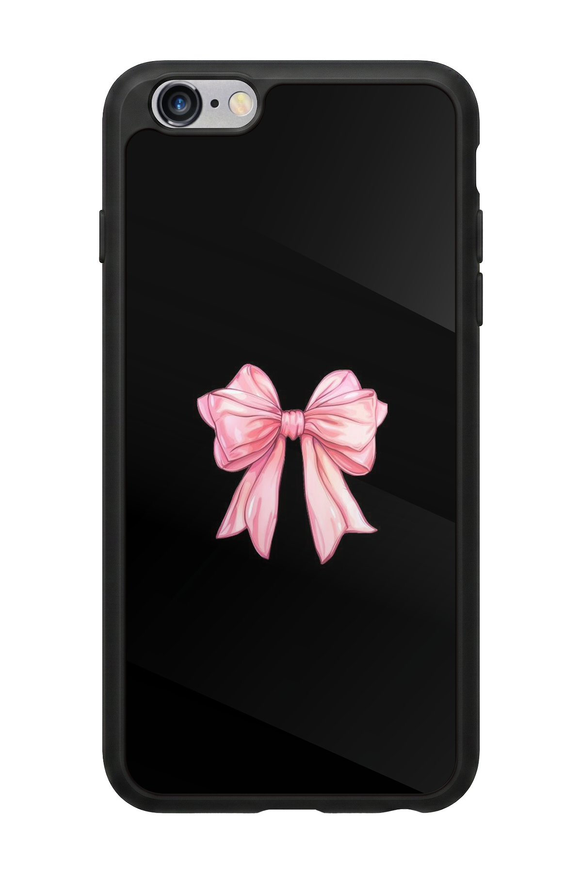 iPhone 6s Plus Uyumlu Kurdele Tasarımlı Glossy Premium Kılıf
