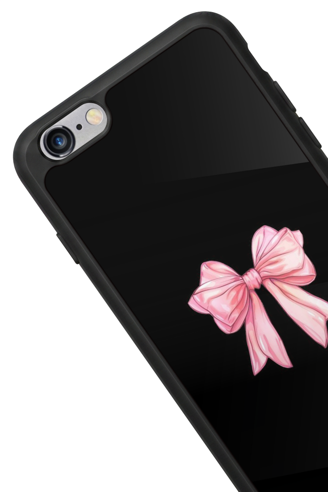 iPhone 6s Plus Uyumlu Kurdele Tasarımlı Glossy Premium Kılıf