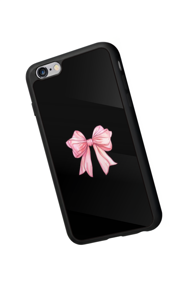 iPhone 6s Plus Uyumlu Kurdele Tasarımlı Glossy Premium Kılıf