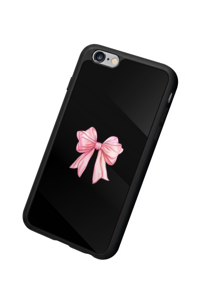 iPhone 6s Plus Uyumlu Kurdele Tasarımlı Glossy Premium Kılıf