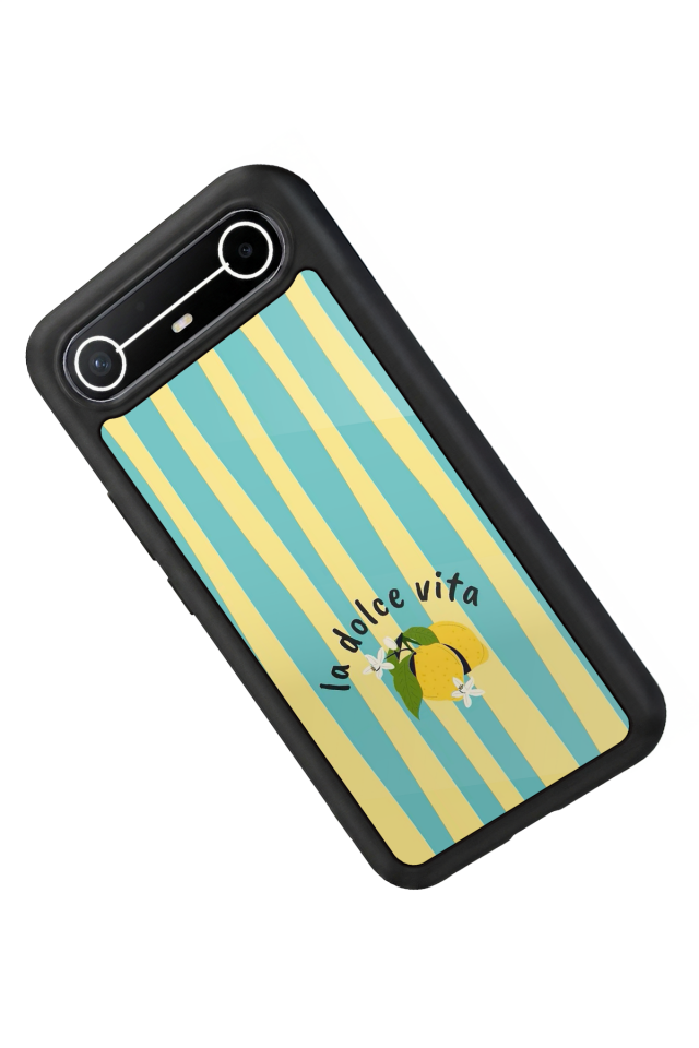 Tecno Spark Slim 5G Uyumlu Limon Tasarımlı Glossy Premium Kılıf