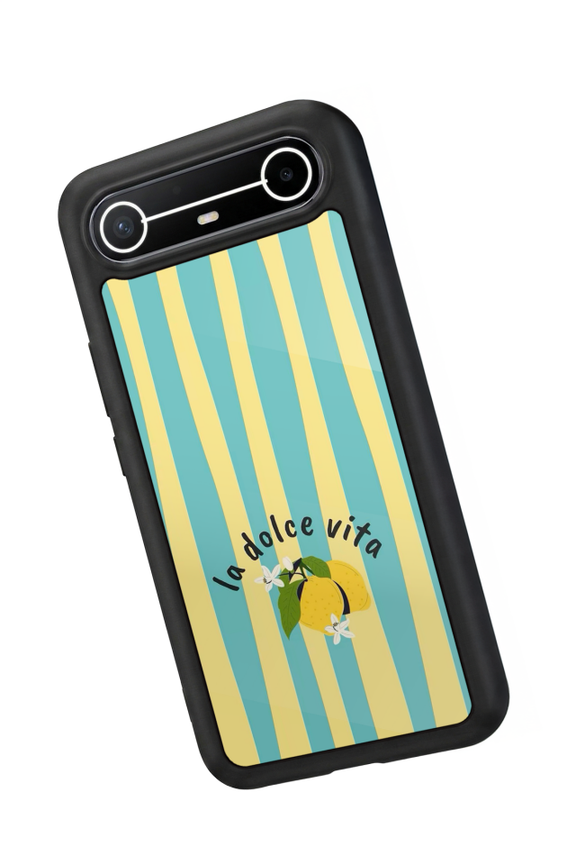Tecno Spark Slim 5G Uyumlu Limon Tasarımlı Glossy Premium Kılıf