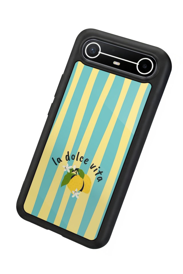 Tecno Spark Slim 5G Uyumlu Limon Tasarımlı Glossy Premium Kılıf