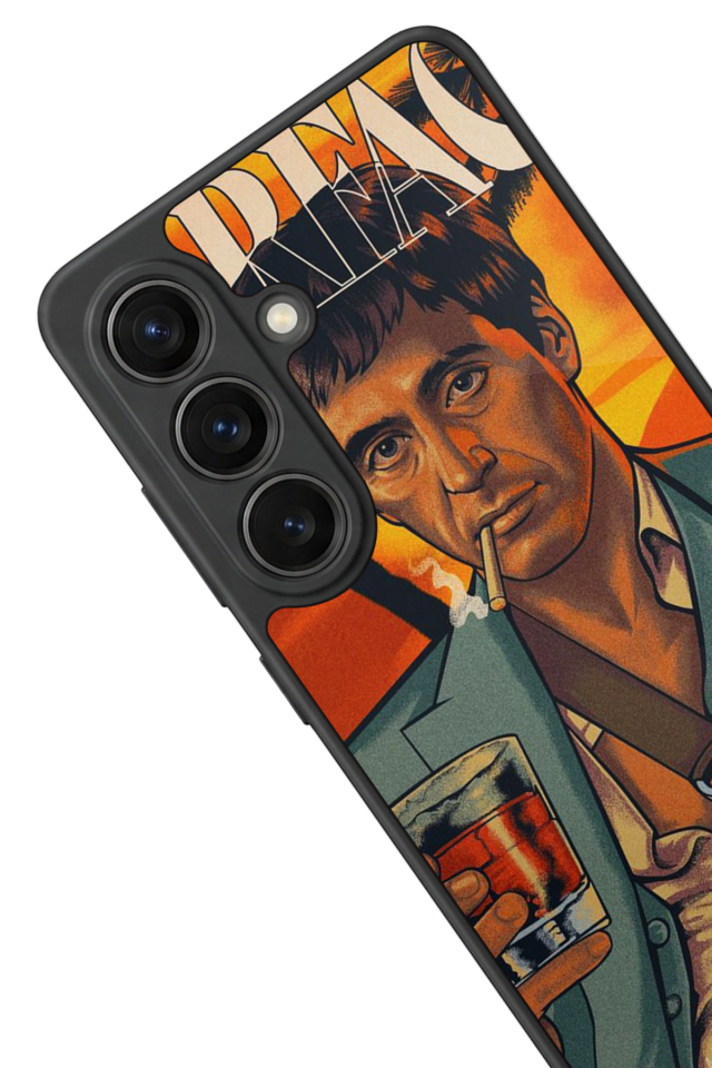 Samsung Galaxy S26 Uyumlu Scarface Tasarımlı Glossy Premium Kılıf