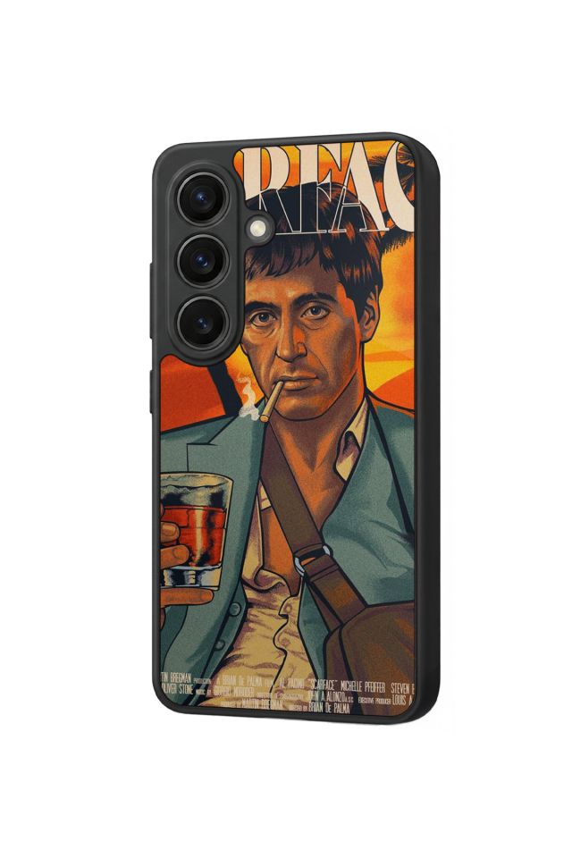 Samsung Galaxy S26 Uyumlu Scarface Tasarımlı Glossy Premium Kılıf