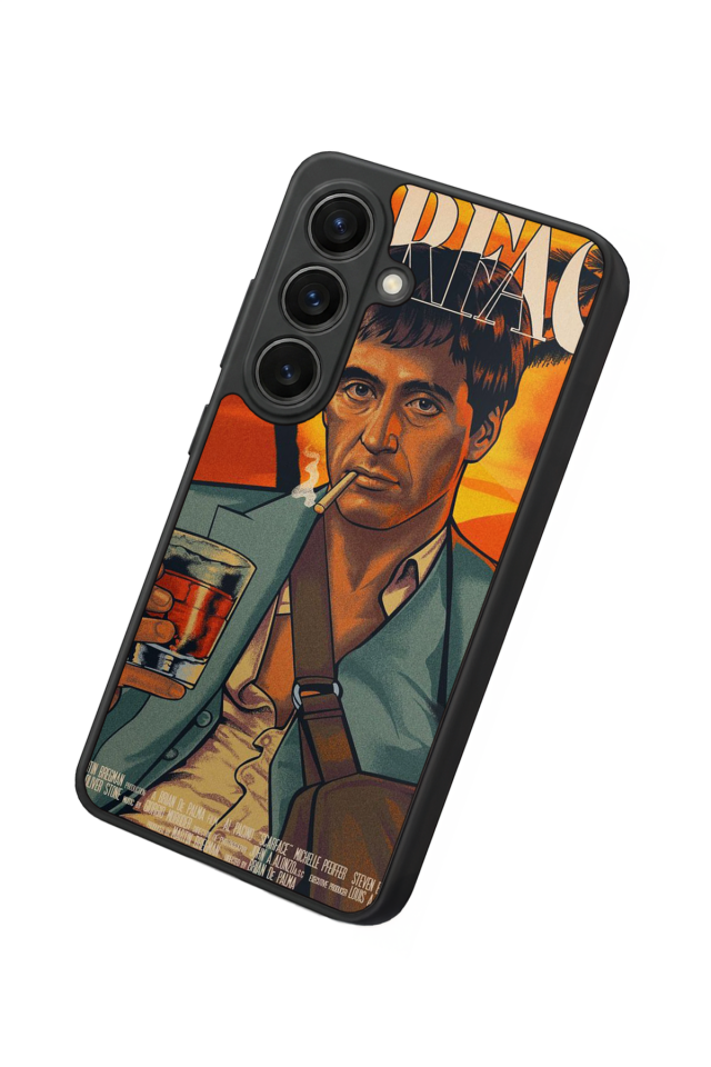 Samsung Galaxy S26 Uyumlu Scarface Tasarımlı Glossy Premium Kılıf