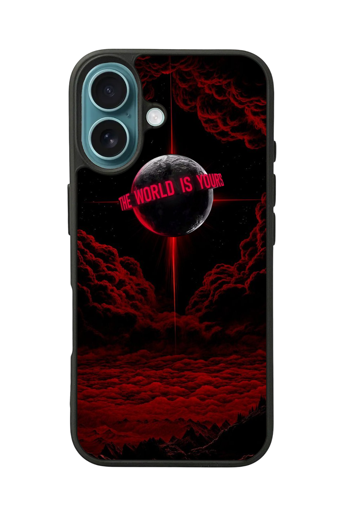 iPhone 16 Plus Uyumlu Scarface Tasarımlı Glossy Premium Kılıf