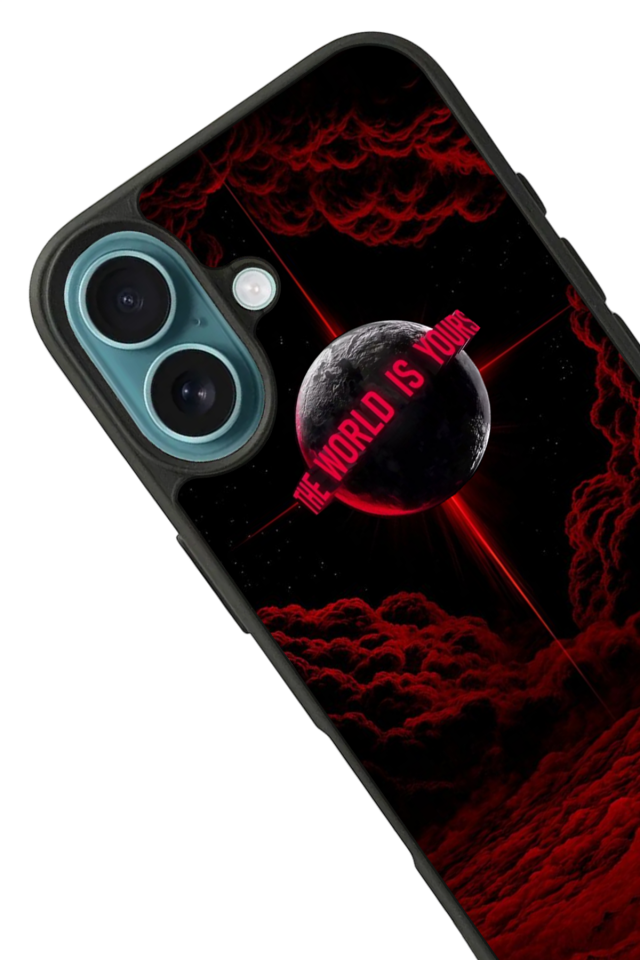 iPhone 16 Plus Uyumlu Scarface Tasarımlı Glossy Premium Kılıf