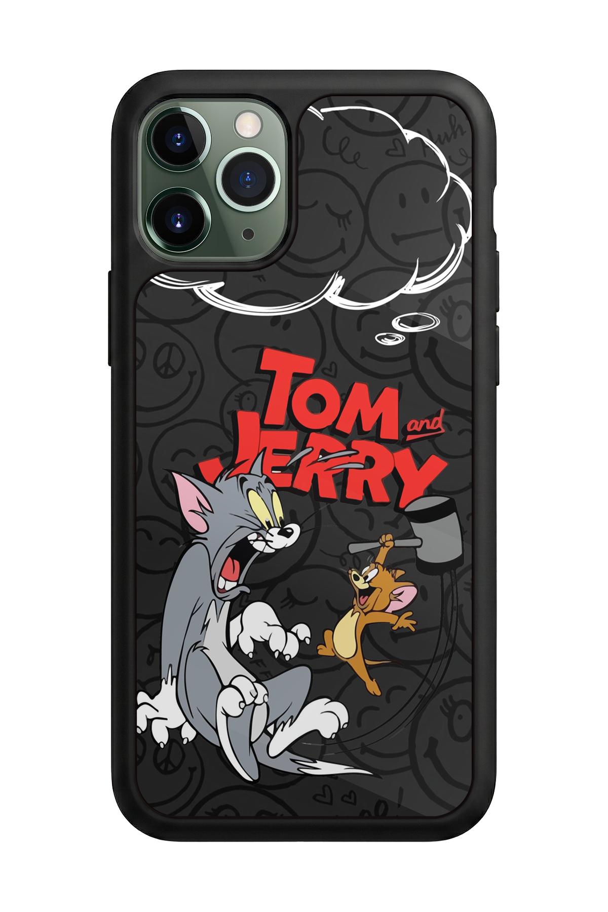 iPhone 11 Pro Uyumlu Tom And Jerry Tasarımlı Glossy Premium Kılıf