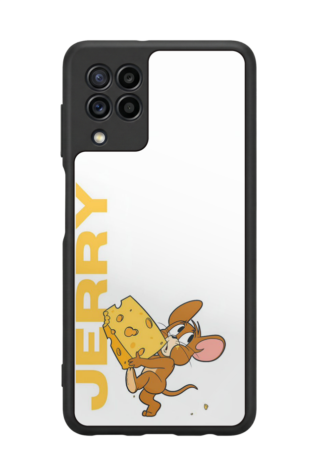 Samsung Galaxy M22 Uyumlu Tom And Jerry Tasarımlı Glossy Premium Kılıf