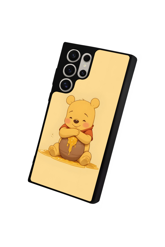 Samsung Galaxy S23 Ultra Uyumlu Winnie Tasarımlı Glossy Premium Kılıf