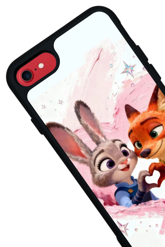 iPhone SE Uyumlu Zootropolis Tasarımlı Glossy Premium Kılıf