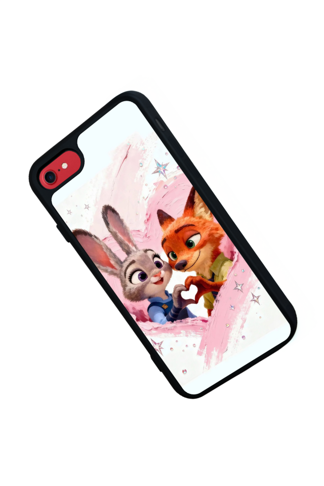 iPhone SE Uyumlu Zootropolis Tasarımlı Glossy Premium Kılıf