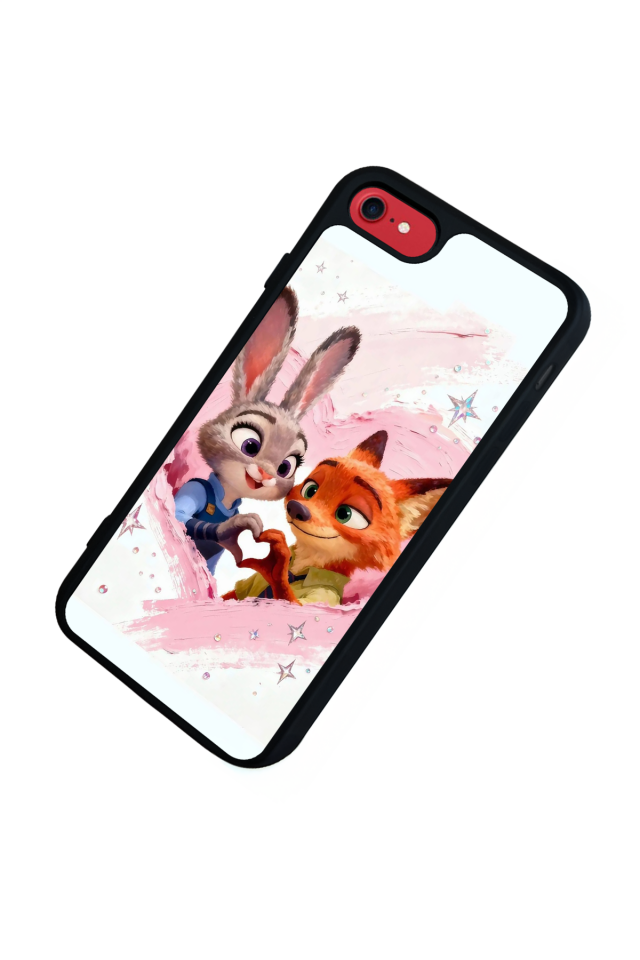 iPhone SE Uyumlu Zootropolis Tasarımlı Glossy Premium Kılıf