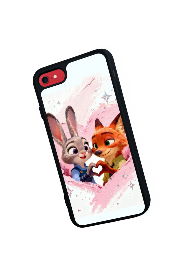 iPhone SE Uyumlu Zootropolis Tasarımlı Glossy Premium Kılıf
