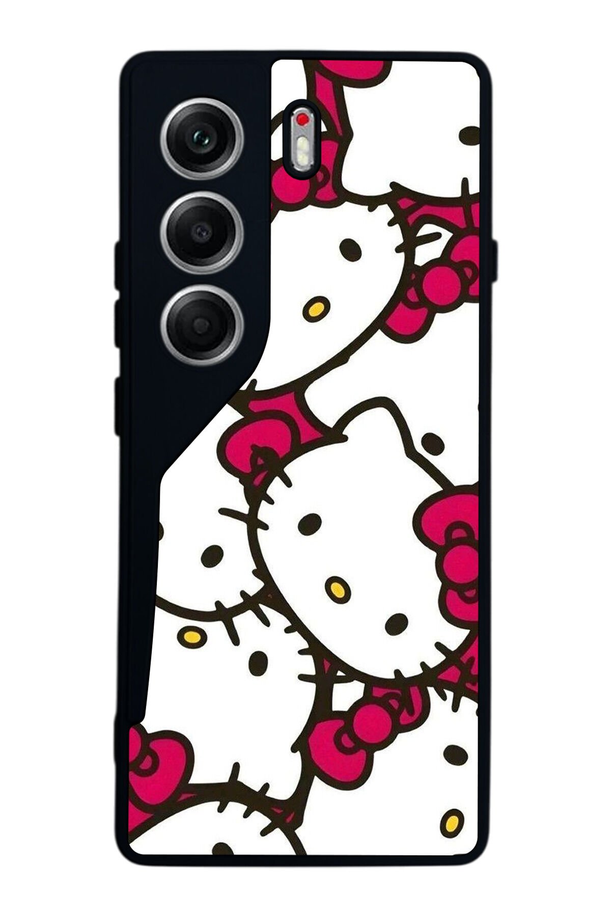 Tecno Camon 40 Uyumlu HelloKitty Tasarımlı Glossy Premium Kılıf