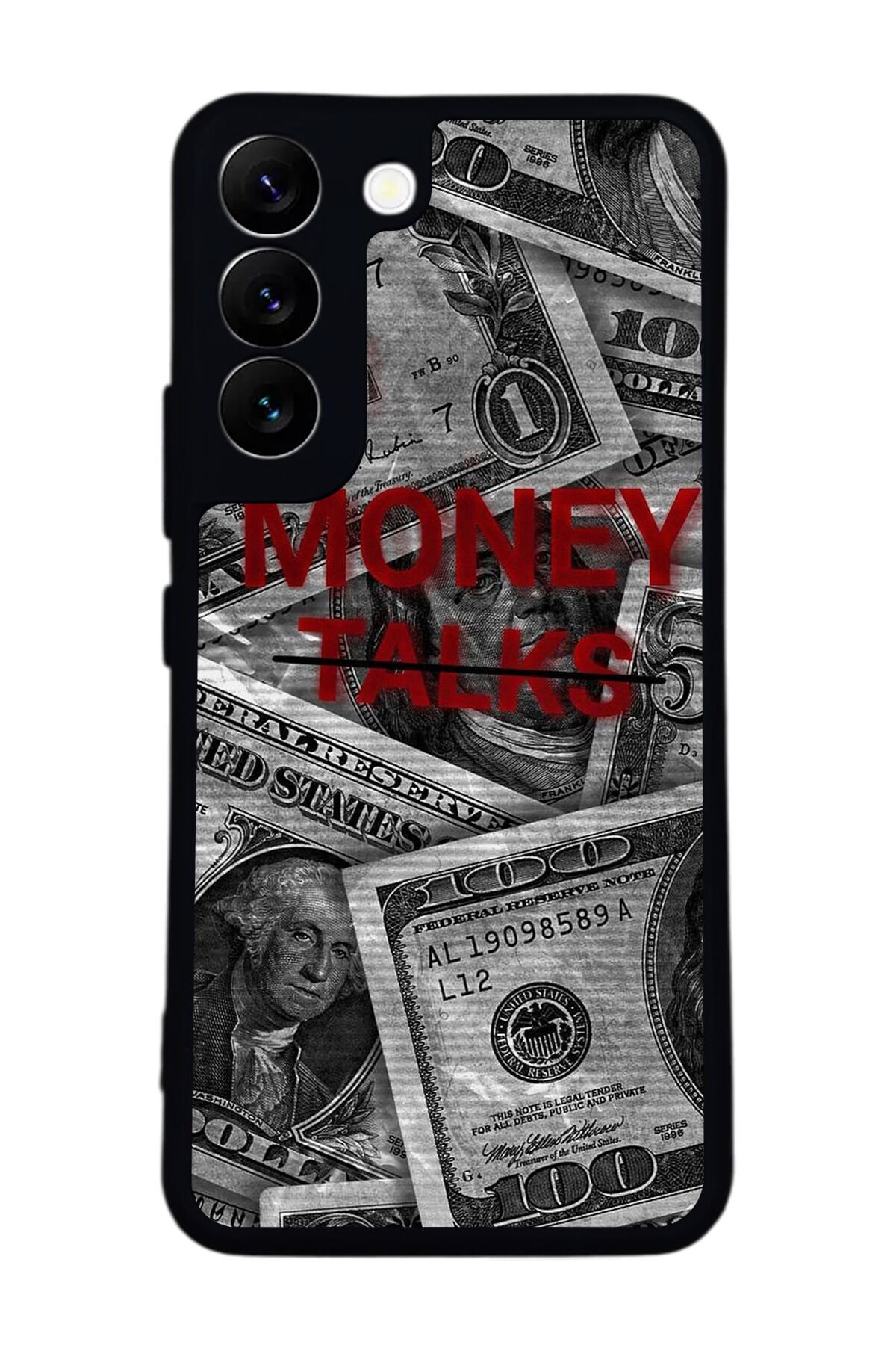 Samsung Galaxy S22 Uyumlu Money Para Tasarımlı Glossy Premium Kılıf