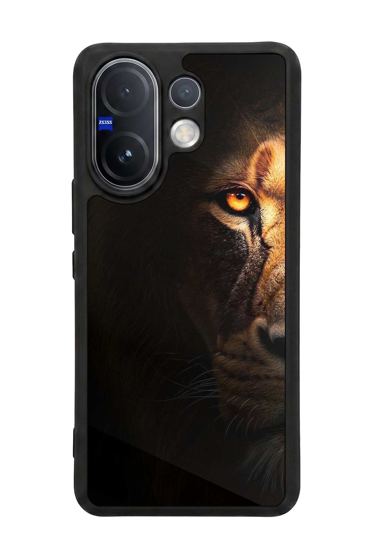 Vivo V60 Uyumlu Aslan Tasarımlı Glossy Premium Kılıf