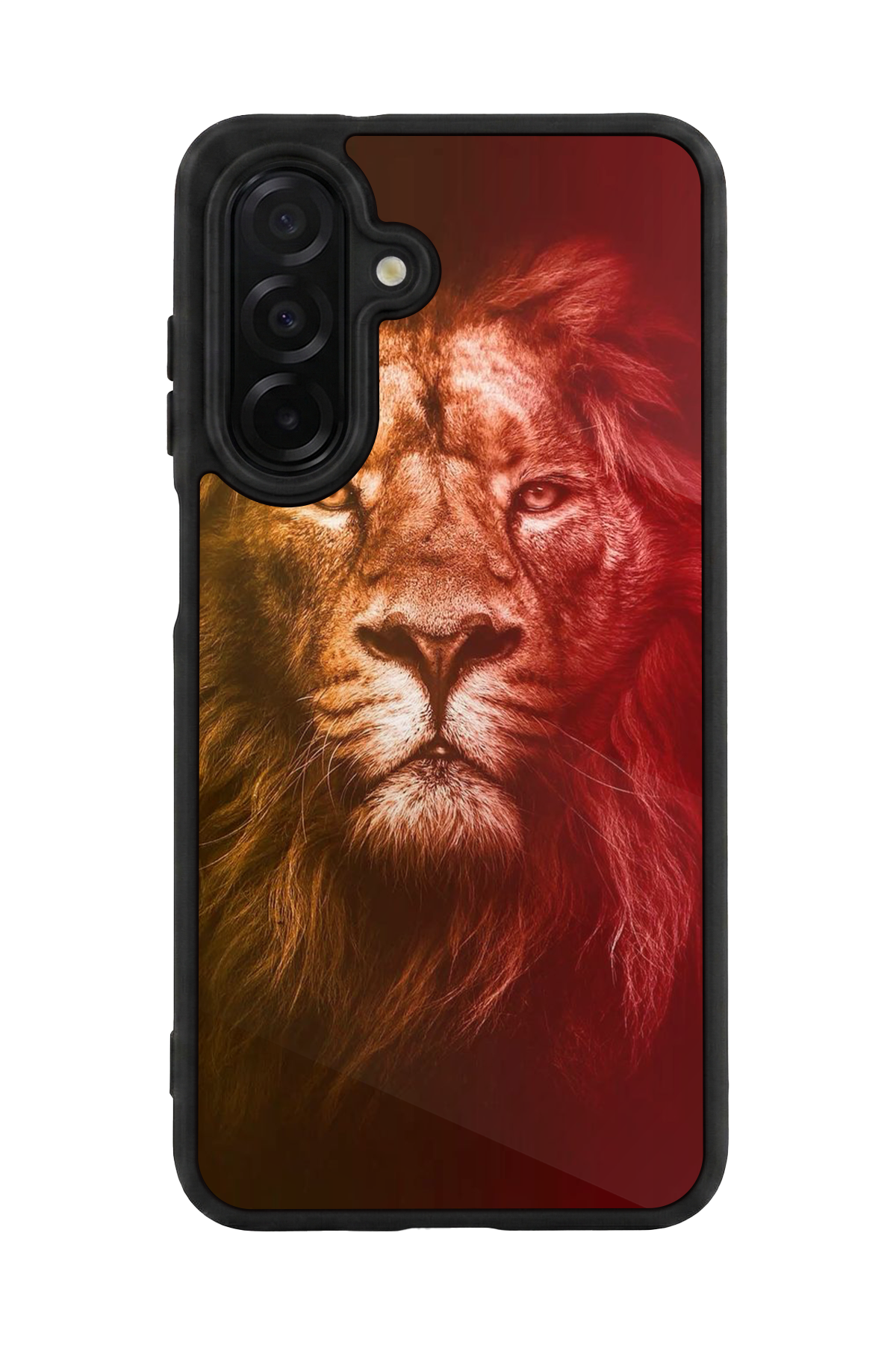 Samsung Galaxy A56 Uyumlu Aslan Tasarımlı Glossy Premium Kılıf