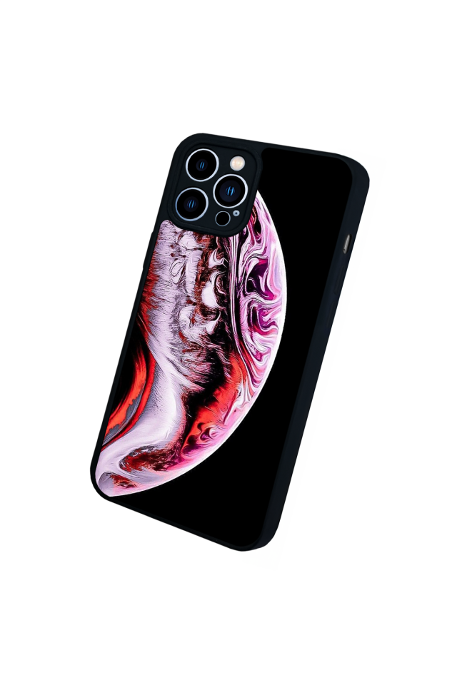 iPhone 13 Pro Max Uyumlu Ay Tasarımlı Glossy Premium Kılıf