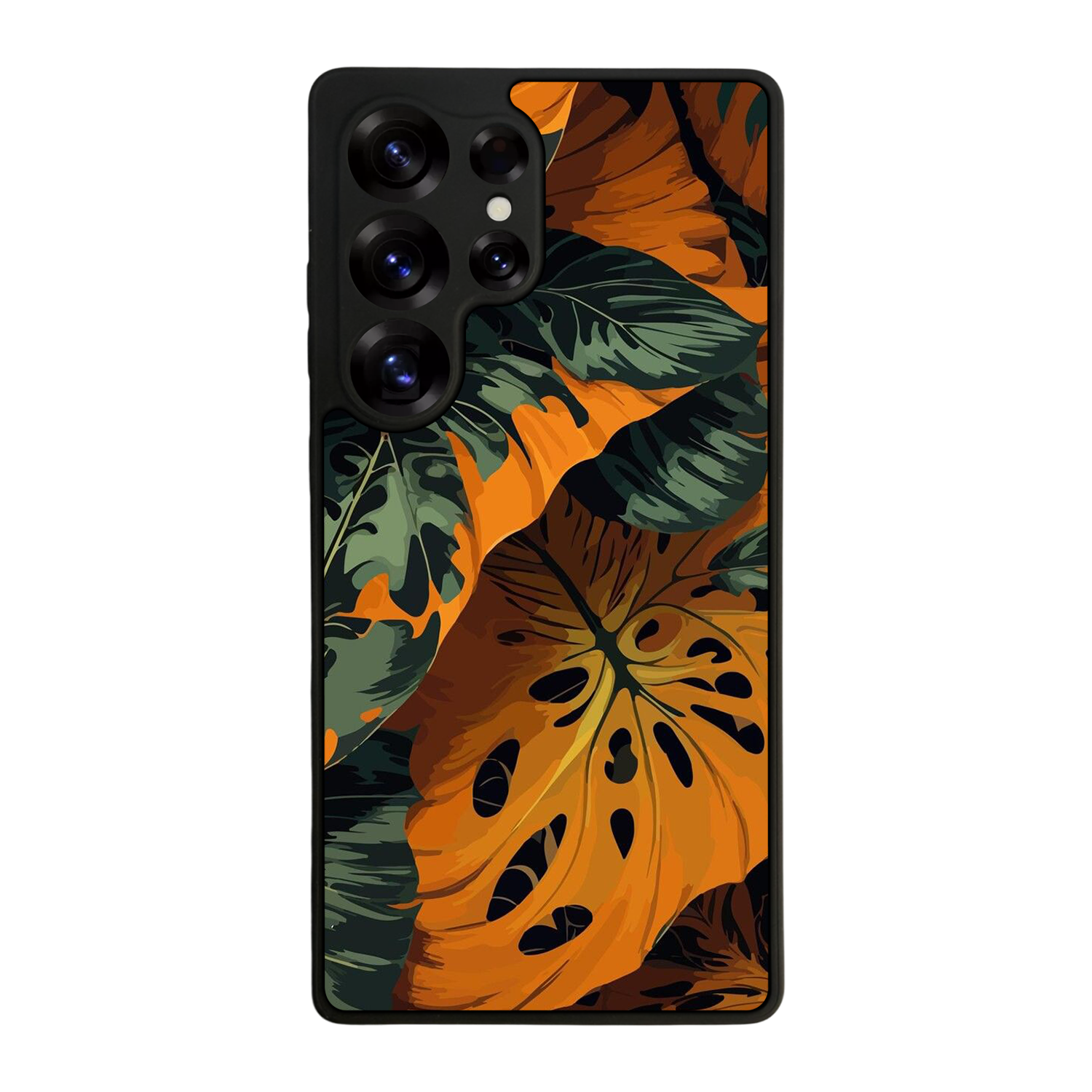 Samsung Galaxy S25 Ultra Uyumlu Botanik Tasarımlı Glossy Premium Kılıf
