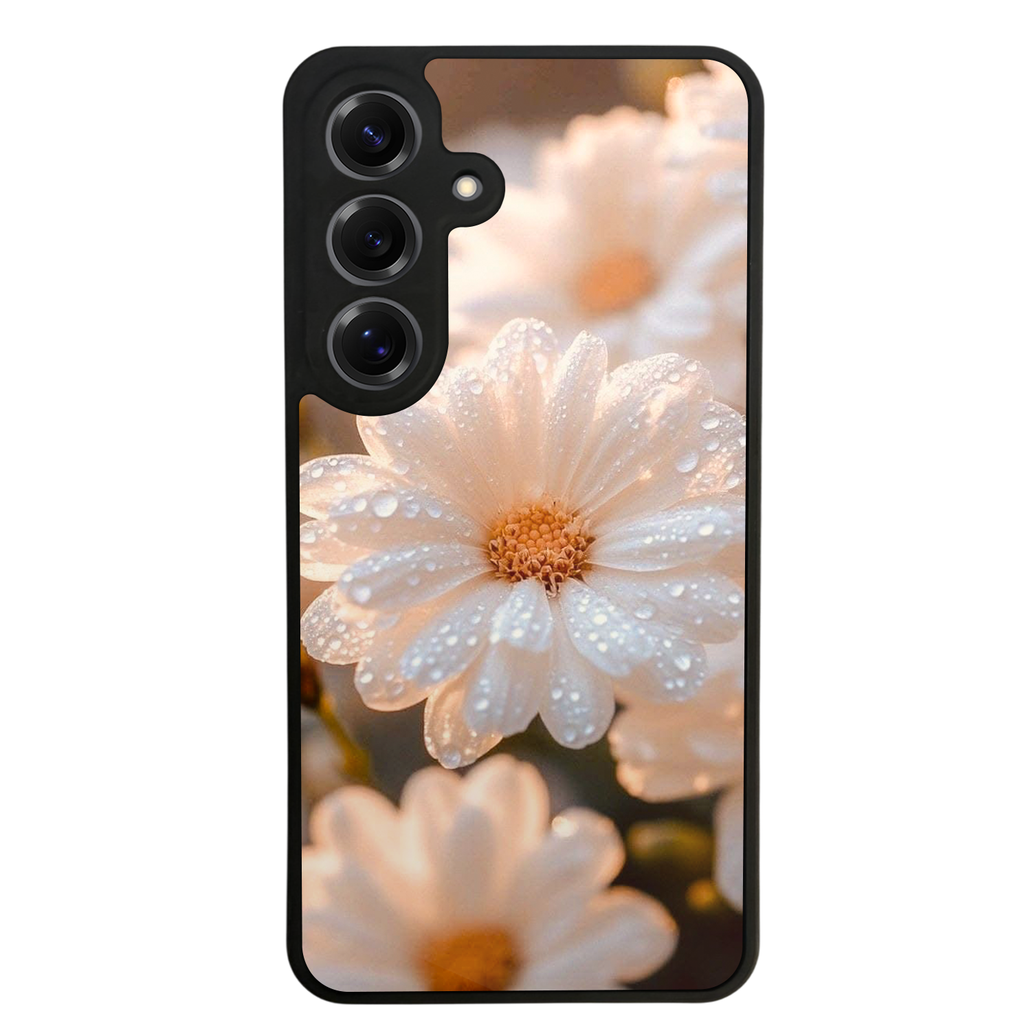 Samsung Galaxy S25 Uyumlu Cicek Tasarımlı Glossy Premium Kılıf