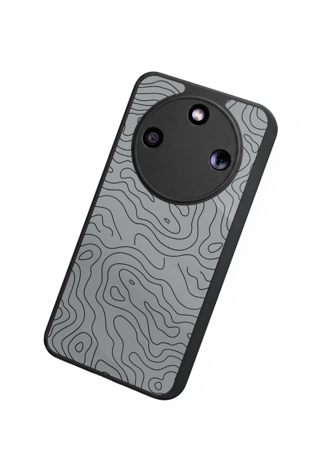 Honor Magic 8 Lite Uyumlu Çizgi Sanatı Tasarımlı Glossy Premium Kılıf