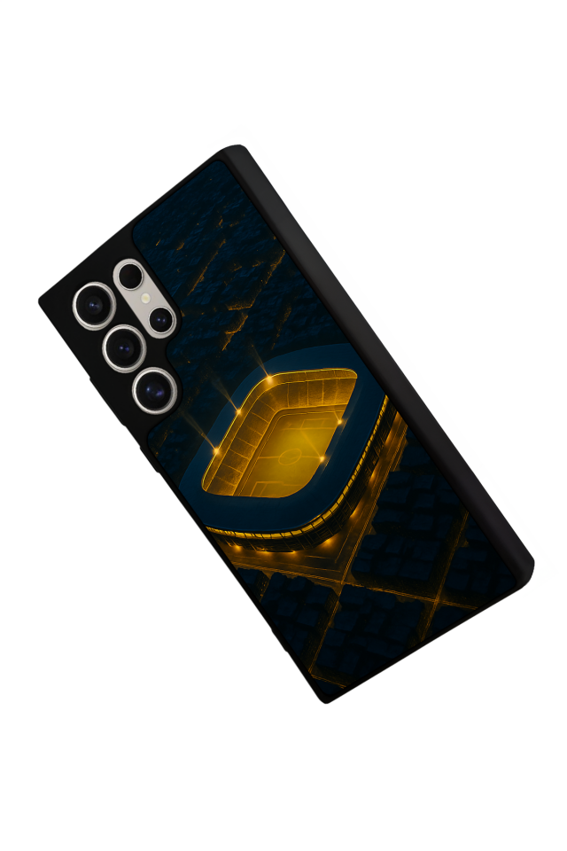 Samsung Galaxy S22 Ultra Uyumlu Fenerbahce Tasarımlı Glossy Premium Kılıf