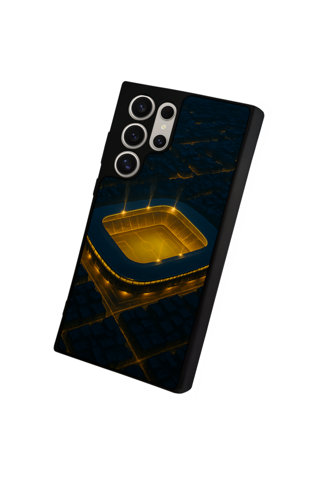 Samsung Galaxy S22 Ultra Uyumlu Fenerbahce Tasarımlı Glossy Premium Kılıf