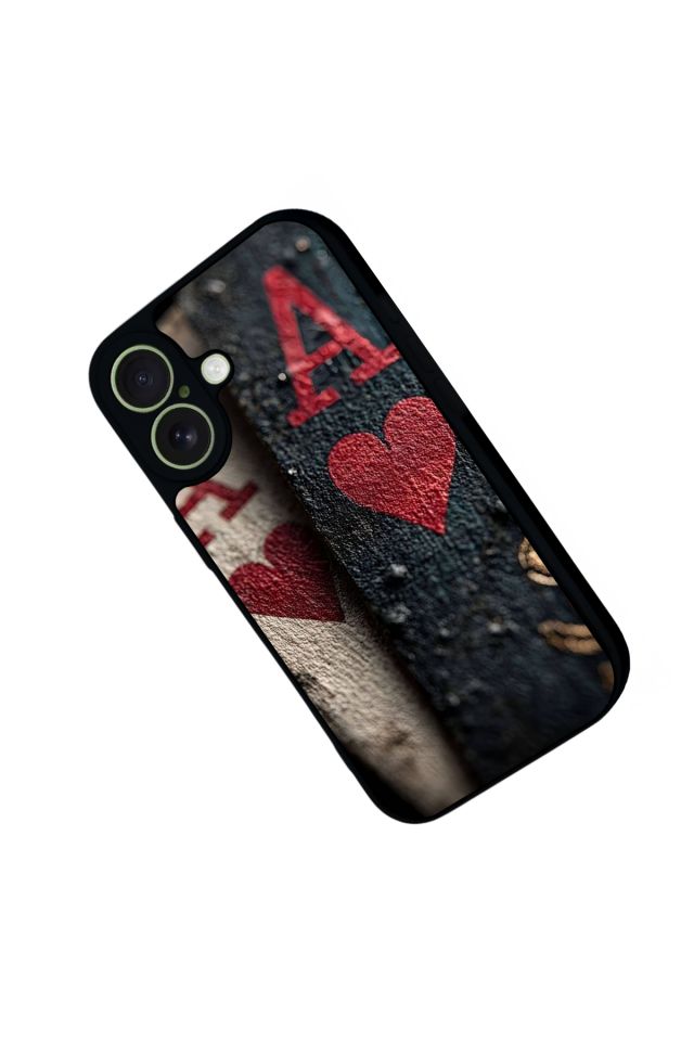 iPhone 17 Uyumlu Kart Tasarımlı Glossy Premium Kılıf