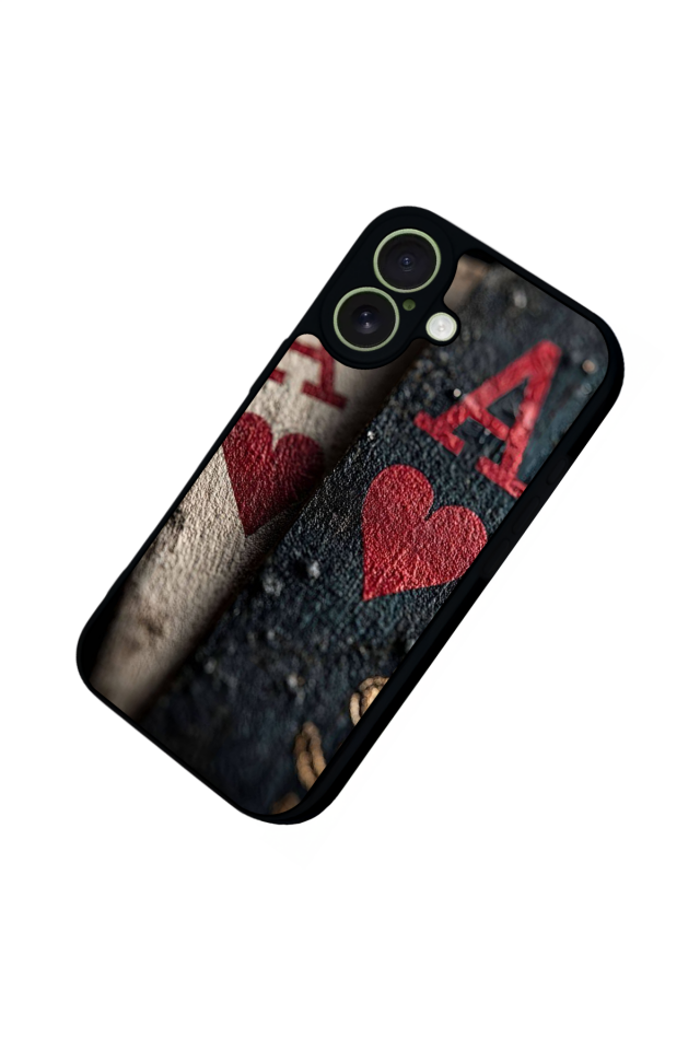 iPhone 17 Uyumlu Kart Tasarımlı Glossy Premium Kılıf