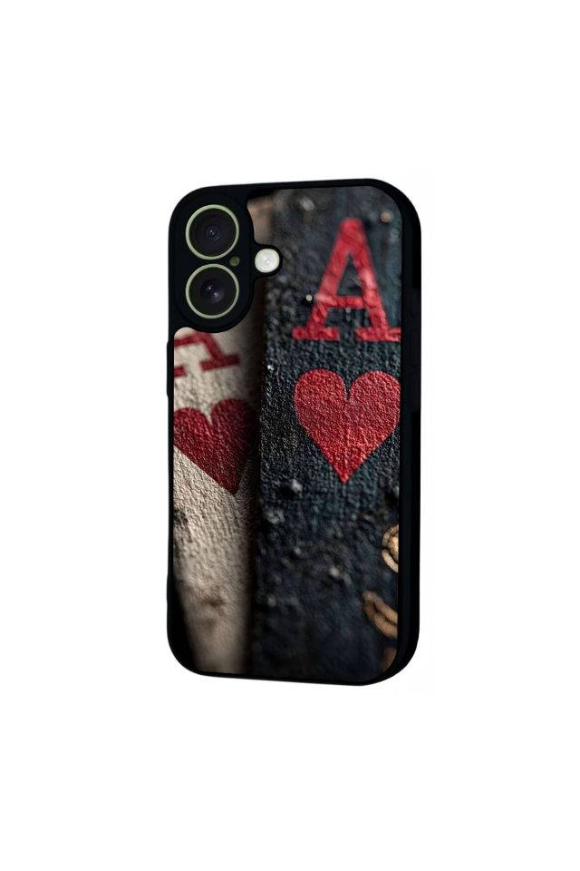 iPhone 17 Uyumlu Kart Tasarımlı Glossy Premium Kılıf